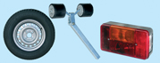 Towage and accessories for trailers